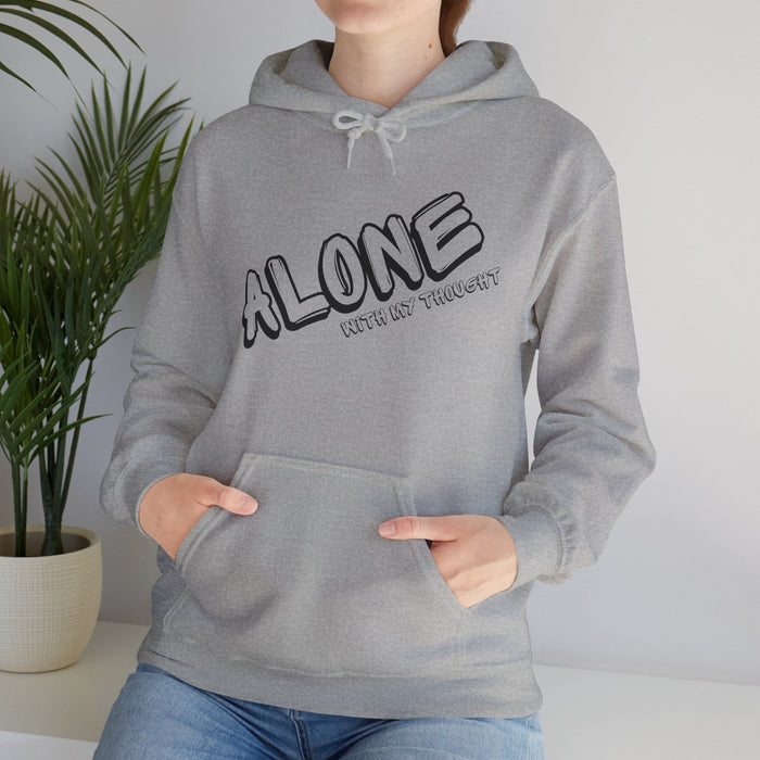 Thoughtful Wear, Reflective Style, Contemplative Top, Mindful Apparel, Solitude Mood, Introspective Look, Cozy Contemplation, Quiet Comfort,