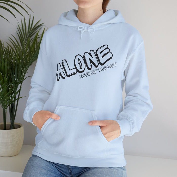 Thoughtful Wear, Reflective Style, Contemplative Top, Mindful Apparel, Solitude Mood, Introspective Look, Cozy Contemplation, Quiet Comfort,