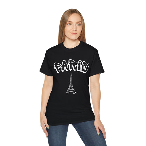 Paris Tower Tee, Unisex Cotton Shirt, Tower Design Shirt, Paris Graphic Tee, Trendy Cotton Tee, Urban Style Shirt, Cool Graphic Tee,