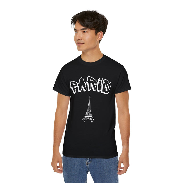 Paris Tower Tee, Unisex Cotton Shirt, Tower Design Shirt, Paris Graphic Tee, Trendy Cotton Tee, Urban Style Shirt, Cool Graphic Tee,