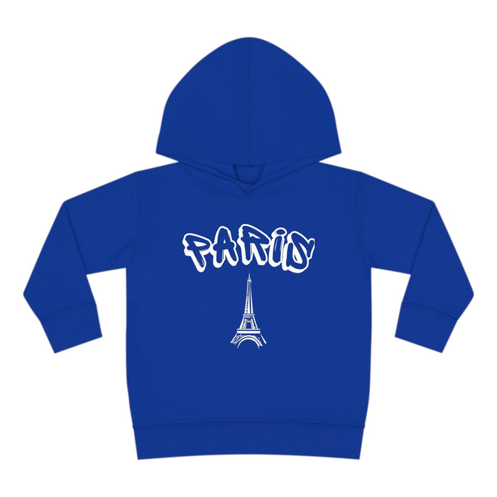 Paris Toddler Hoodie, Fleece Pullover, Cozy Toddler Hoodie, Warm Hooded Top, Soft Fleece Hoodie, Trendy Toddler Fashion,