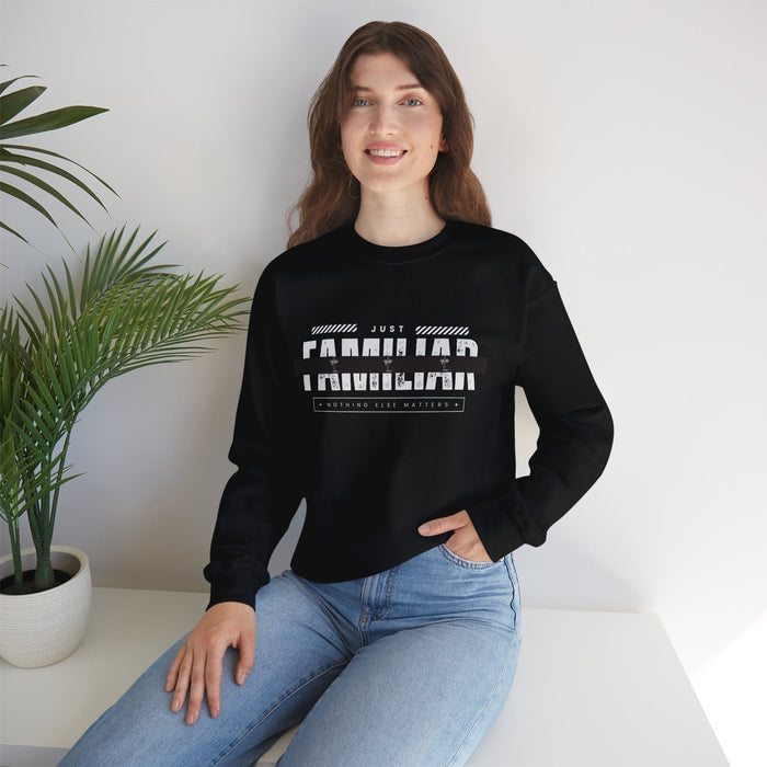 Family love, Comfort fit, Cozy sweater, Warm pullover, Crewneck style, Soft fabric, Stylish design, Casual wear, Classic look,