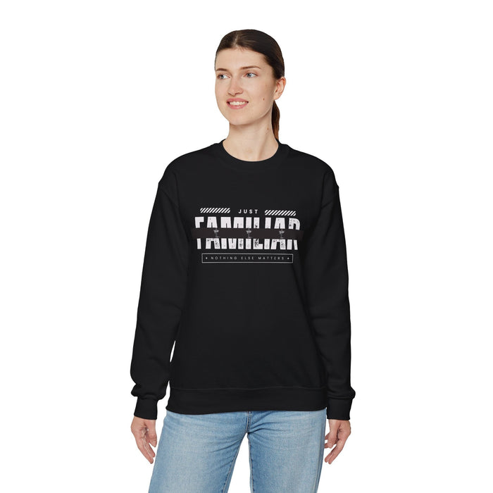 Family love, Comfort fit, Cozy sweater, Warm pullover, Crewneck style, Soft fabric, Stylish design, Casual wear, Classic look,